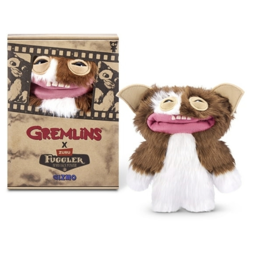 Gremlins Gizmo Fuggler Plush - Brown, White, Pink